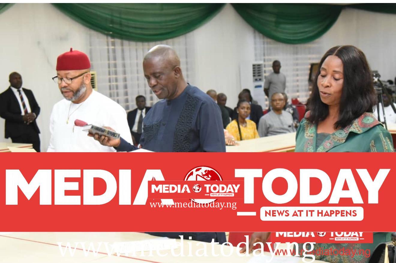 Otti Swears in Two Commissioners, Special Adviser, Reshuffles Cabinet