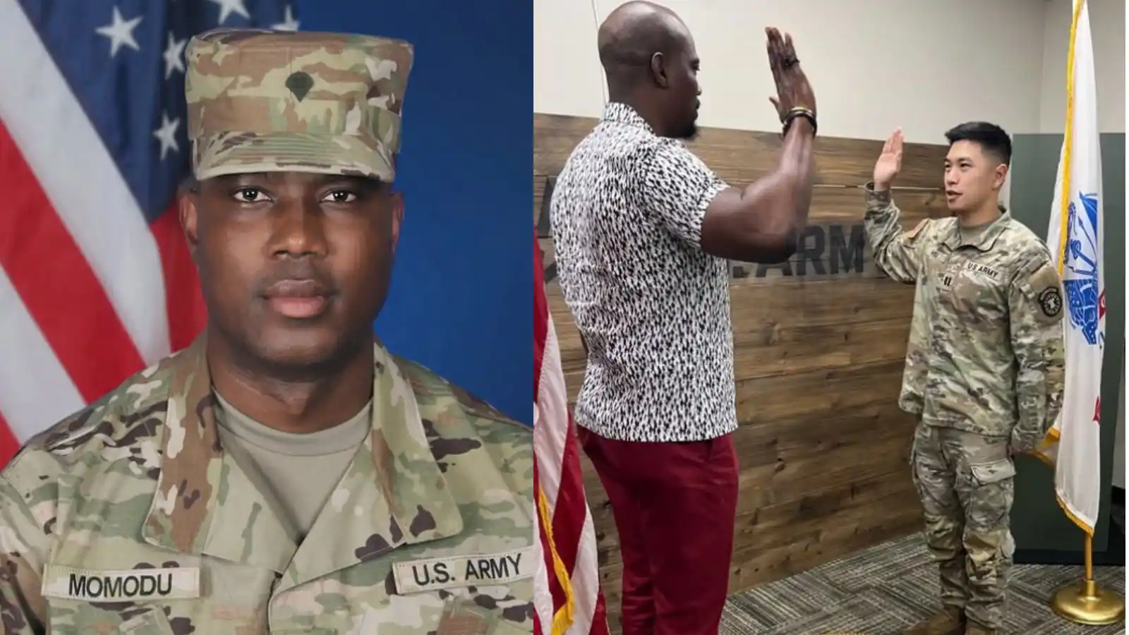 Nollywood Actor Joseph Momodu Begins New Chapter As U.S. Army Soldier