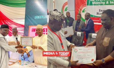 Drama as two PDP governorship candidates receive Certificates of Return in Benue
