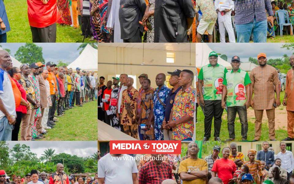 Rep. Ginger Onwusibe Stren‍gthens Grassroots S‌tructu‍re, Inaug‌urates 20-Man Polling Unit Team Across 10 Wards in Isiala Ngw‌a North