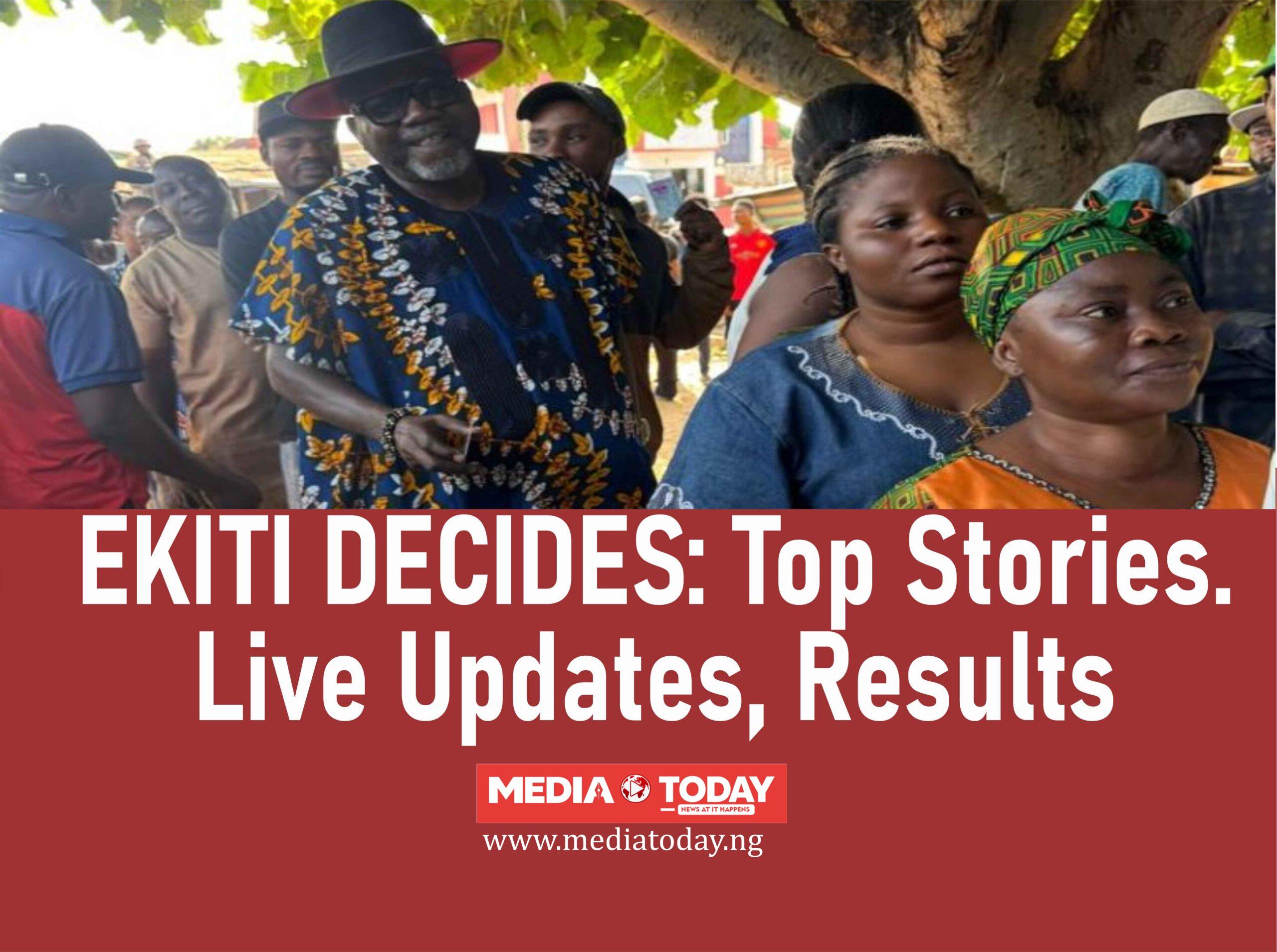 Ekiti Decides: Top Stories , Live Updates, Results from governorship election