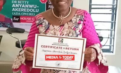 2027: Ex-Ondo First Lady, Betty Anyanwu-Akeredolu clinches LP ticket in Imo