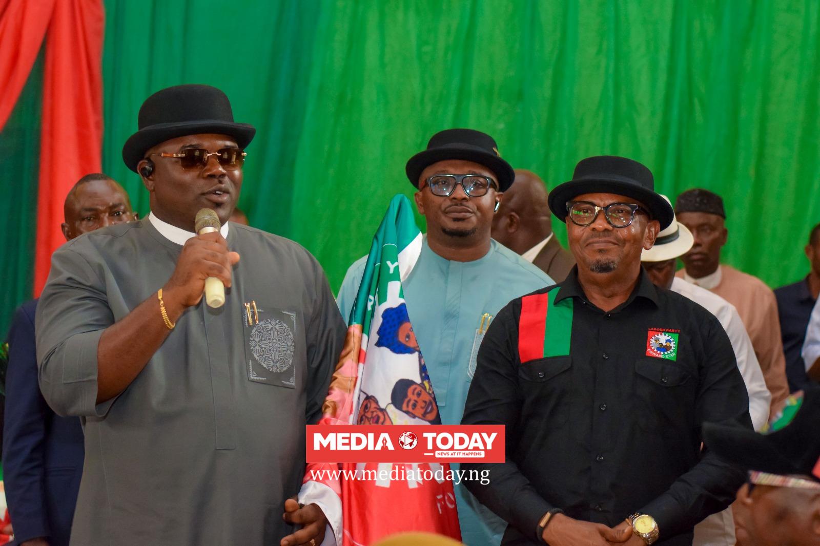 OVER 20 APGA, PDP MEMBERS DEFECT TO LABOUR PARTY IN UTURU.