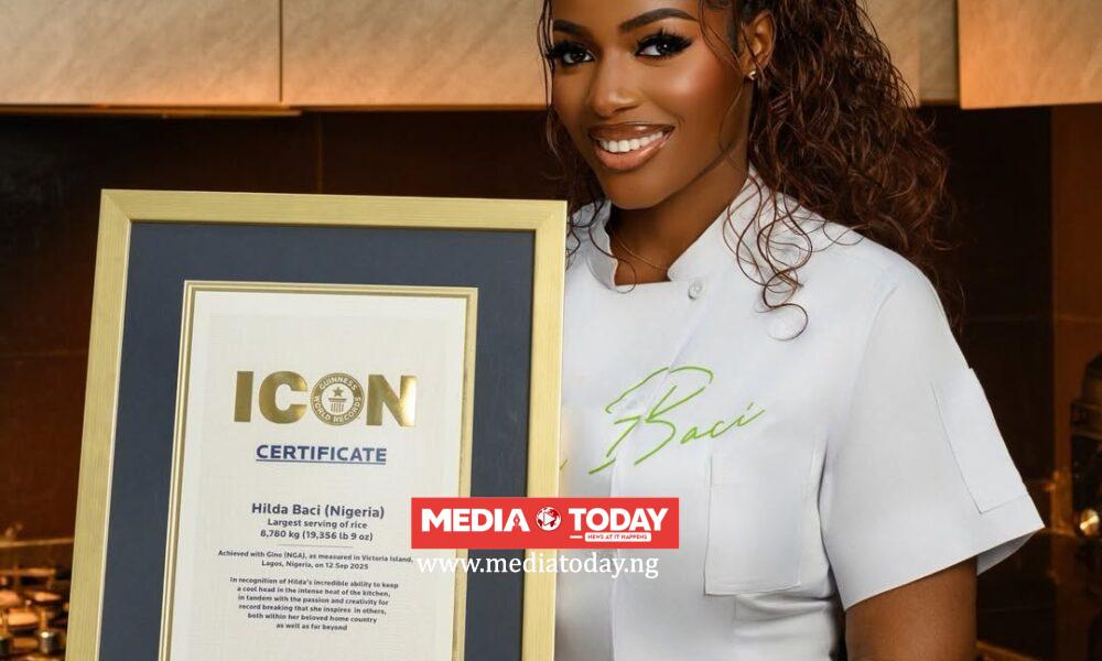 Hilda Baci Receives Guinness World Records Icon Honour