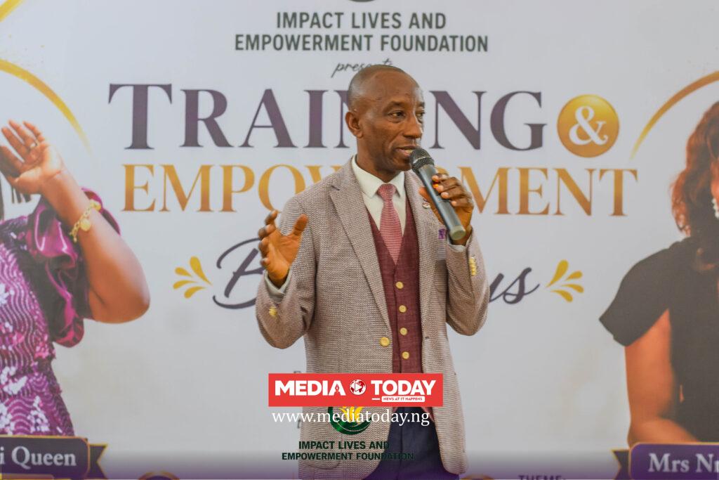Guest speaker and State Pastor, Winners Chapel, Abia State, Pastor Greatman David,