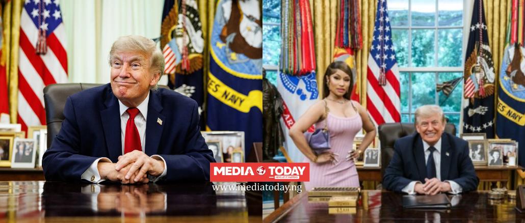 “She’s So Hot"- Donald Trump Showers Praise On Nicki Minaj At White House Event