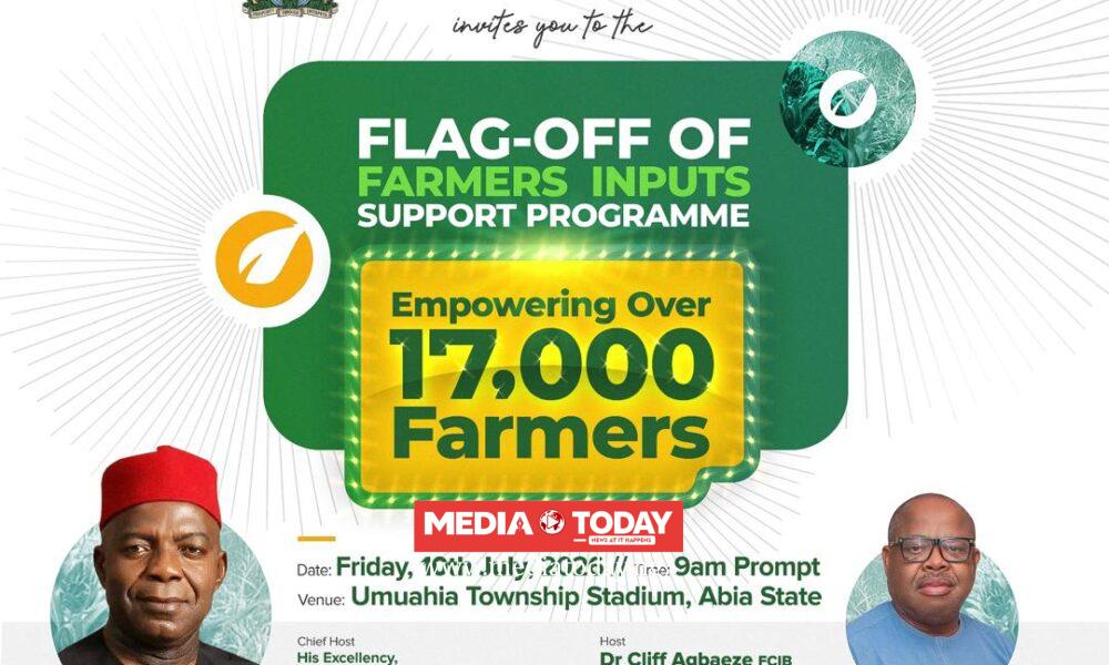 Abia State Govt to Empowe‍r Over‍ 17,000 Farmers a⁠s Gov. Alex Otti Flag-Off Maj⁠or Agricultural Suppor‍t Programm‌e