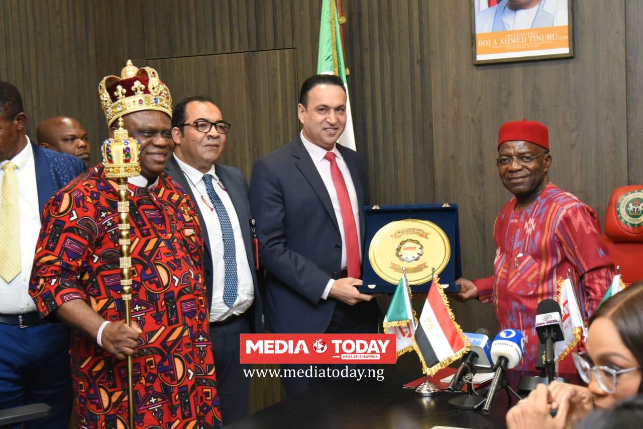 Otti Backs Egyptian Firm’s Plan to Establish Pharmaceutical Plant in Abia