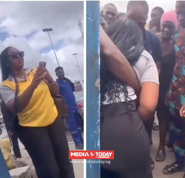Lagos residents in shock as woman repeatedly shouts ‘I am covered by the blood of Jesus’ at Orile Bus Stop