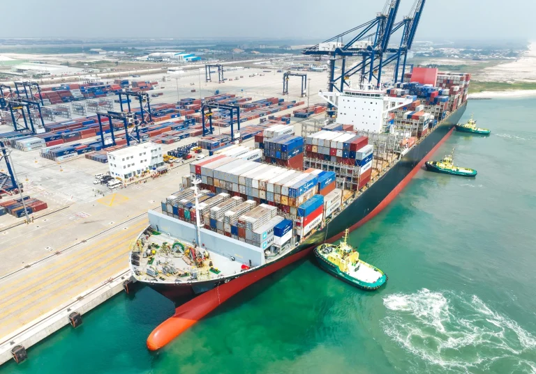 Lekki Port Welcomes First HMM-ONE Vessel As New Europe-West Africa Route Docks In Lagos