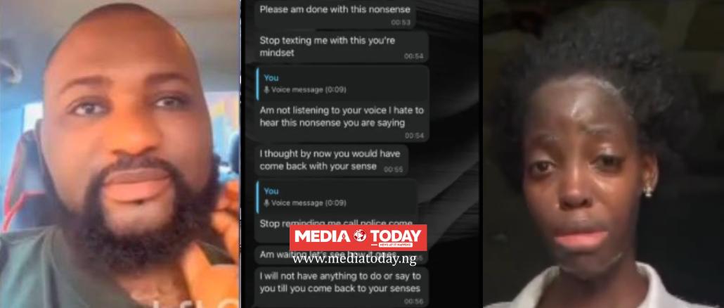 Leaked Alleged Chats Between Favour And Odogwu Asaba Trend Amid S3xu@l Assault Allegations