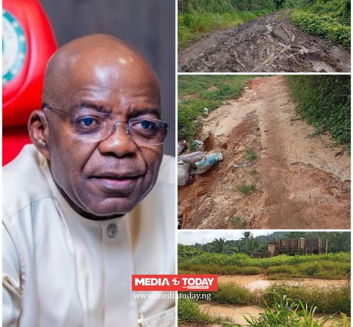 SEE VIDEO & PHOTOS] Tears, Anger in Amaiyi Okpo as Monarch Makes Emotional Plea to Gov. Alex Otti Over Abandoned Road