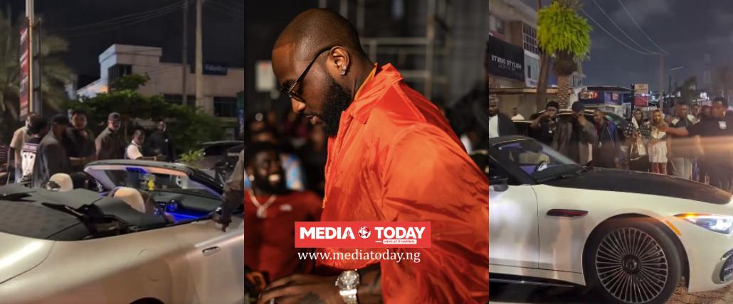 Davido Spotted Cruising With Cousin Folasade Adeleke in ₦1 Billion 2026 Mercedes-Maybach SL 680 Monogram