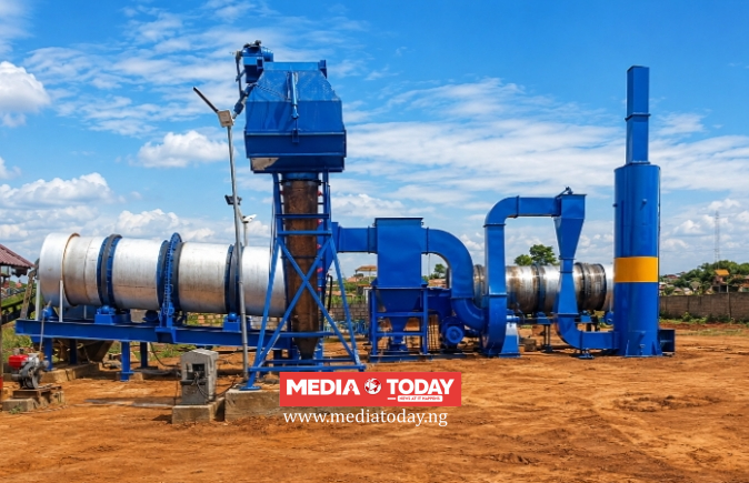 120-tonnes-per-hour asphalt plant
