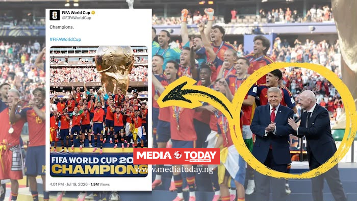 FIFA, Spain Crop Trump From World Cup Trophy Photos As White House Hits Back