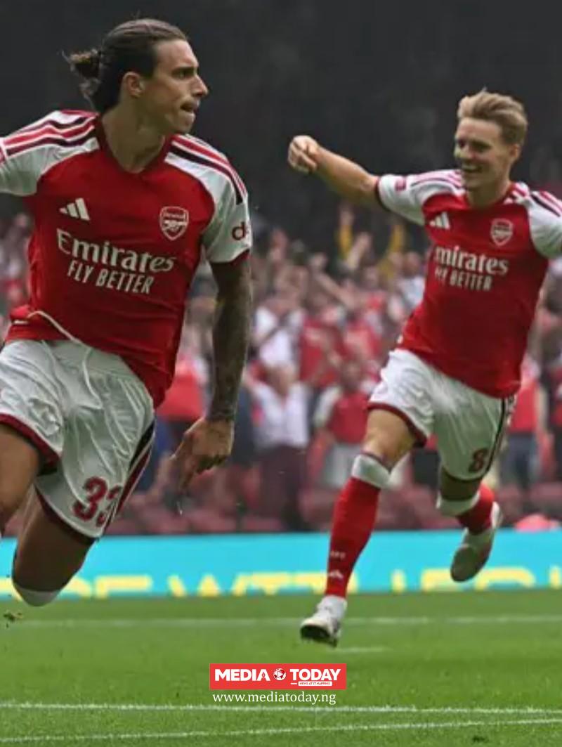 Arsenal Fire Warning Shot, Sweep Aside Manchester City to Win Community Shield.