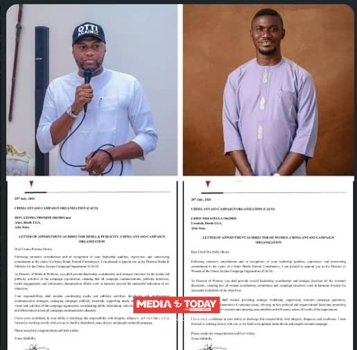 Anyaso Names Media, Women Mobilisation Directors for 2027 Campaign