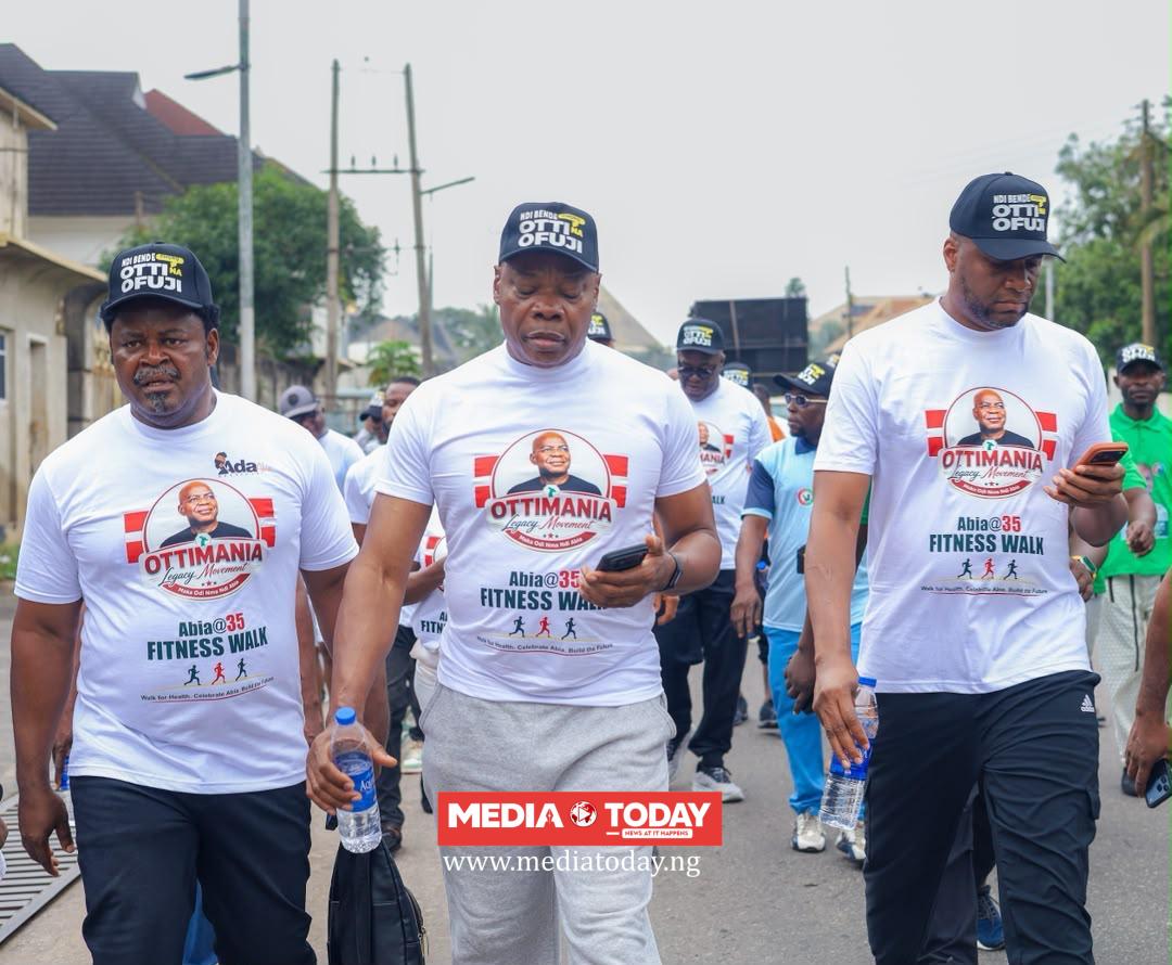 OTTI’S 2027 RE-ELECTION: OTTIMANIA Solidarity Walk Shakes Umuahia, Declares Support