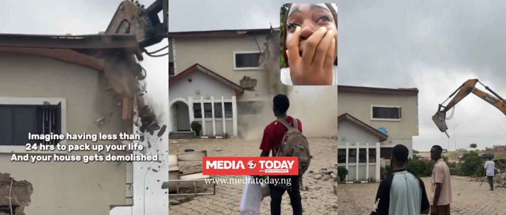 “We Were Only Given 72 Hours To Leave” Abuja Woman Cries Out After House And Properties Are Demolished In Less Than 30 Minutes