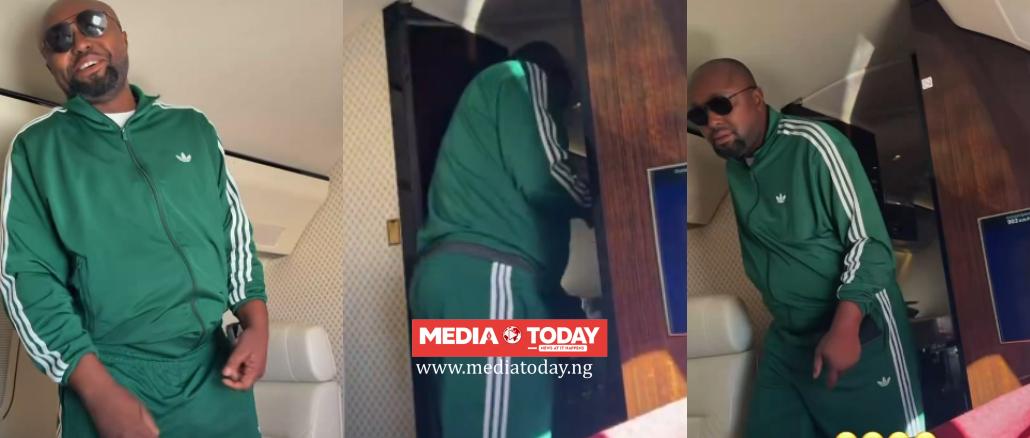 “Don’t Spoil My Jet Toilet With Benin Sh*t”- Watch the Funny Moment Davido Stopped Israel DMW From Using His Jet Toilet