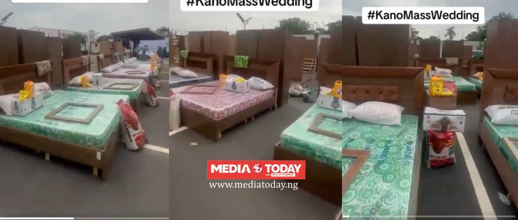 1,500 Kano Mass Wedding Couples Receive Beds, Rice, Groundnut Oil as Support Packages