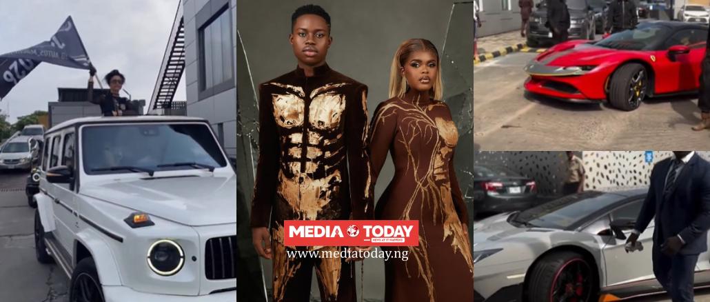 JP2026: 'This Is a Total Shutdown' - Peller and Jarvis Shut Down Lagos With Ferrari, Rolls-Royce, Cybertruck Wedding Convoy