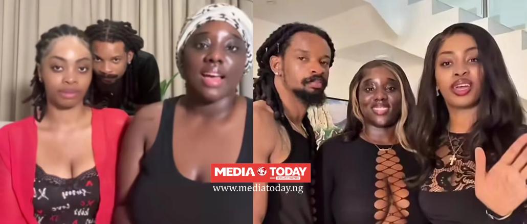 “We Are No Longer in a Three-Person Relationship” - Feral Throuple Jeffrey and Chidinma Announces Breakup With Precious