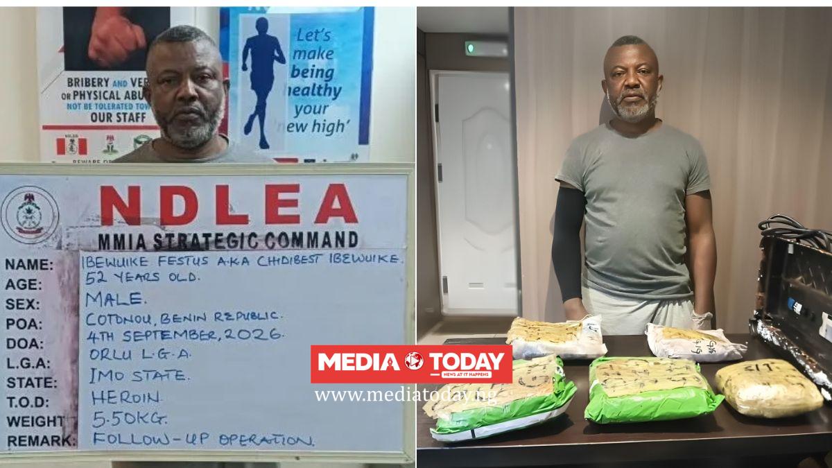 Heroin Kingpin’s 2-Year Escape Ends As NDLEA Captures Ibewuike In Benin Republic