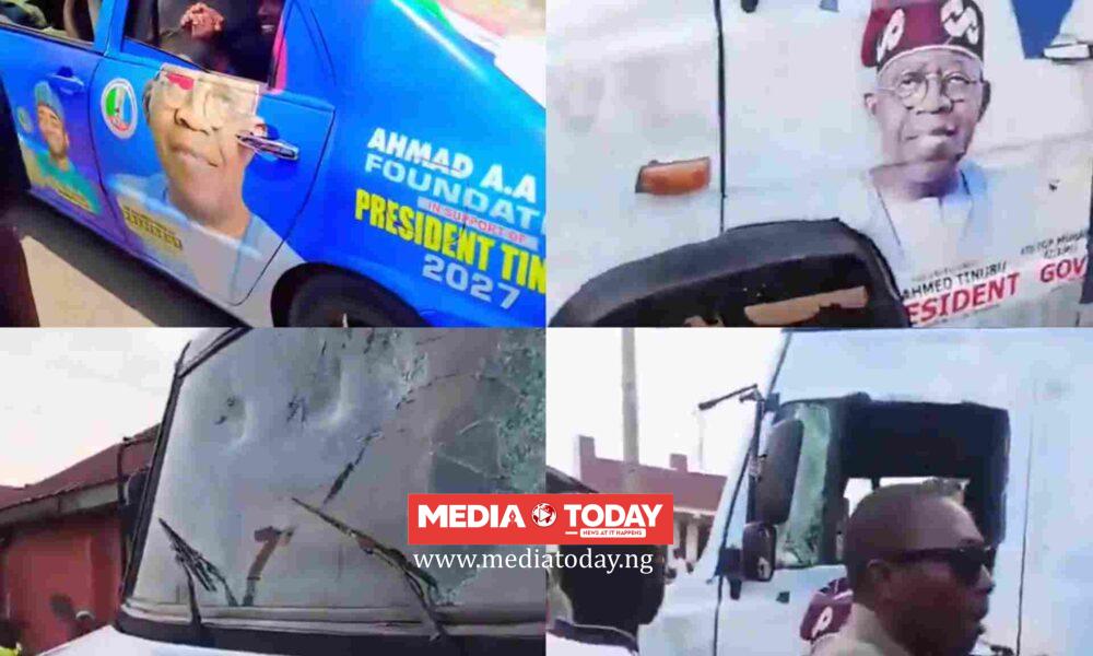 Ten⁠sio‍n in the N⁠orth a‍s⁠ Tinubu-Branded⁠ Vehicles Nearly Ly‍nch⁠ed by‍ Angry Crowd