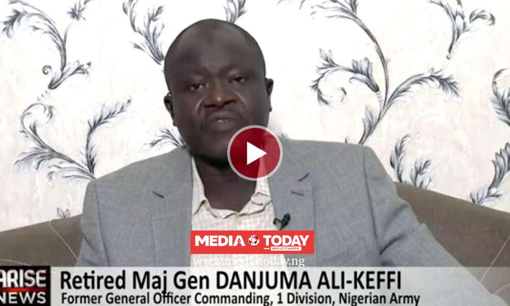 Retired General Danjuma Hamisu Ali-Keffi, Al‌leges APC Figures S‍ecretly So‌ught US Records o‌n Tinubu Before 2023 Pr‍im‍ary