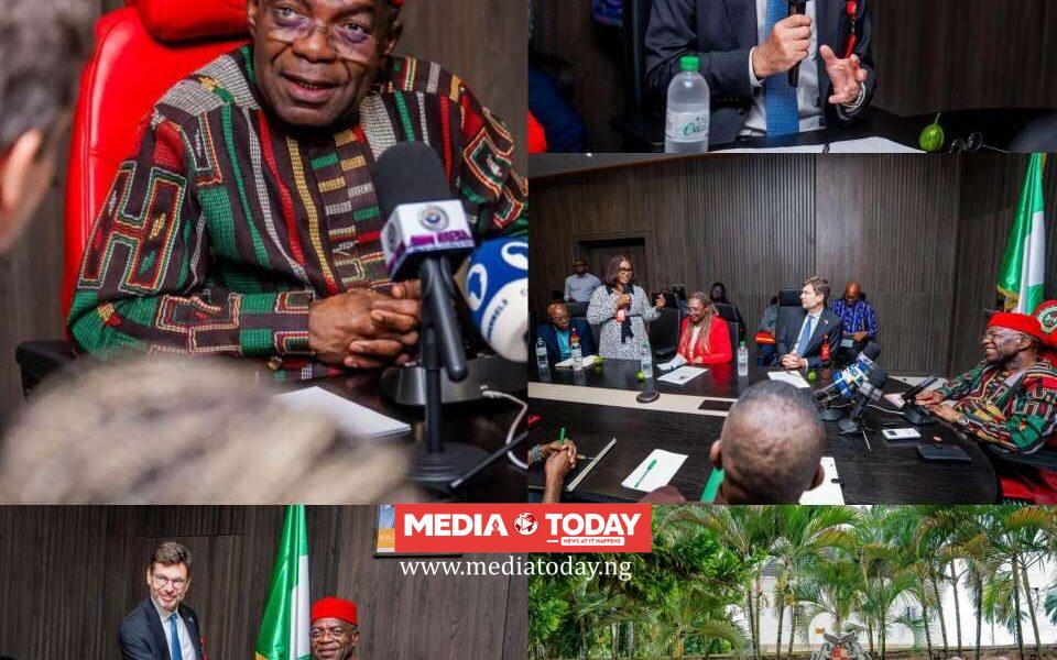 U.K Moves to Deepen Partnership With Abia as Baxter Visits Gov. Alex Otti, Inspects Geometric Power in Aba