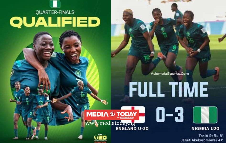 Falconets Storm Into U-20 Wo⁠rld Cup Quarter-Fina⁠ls After Cr⁠ushing En‍gland 3-0
