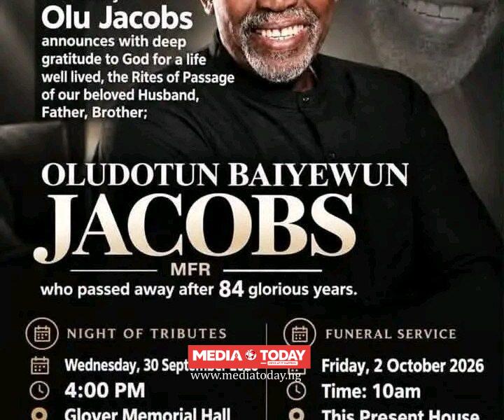 Olu Jacobs’ Family Announces Final Rites, Sets Date‍s‍ for Night of Tributes and Funeral Ser‍vice