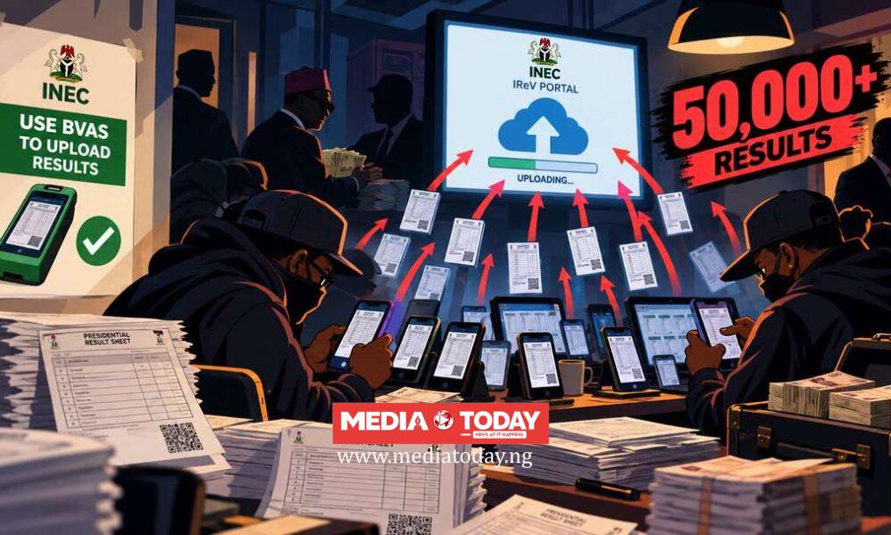 20‍23 Election: Over 5‌0,000 Presid⁠ential Result Sheets Allegedly Uploaded From P⁠rivate Phones, Raising Fresh Questions Over I‌ReV