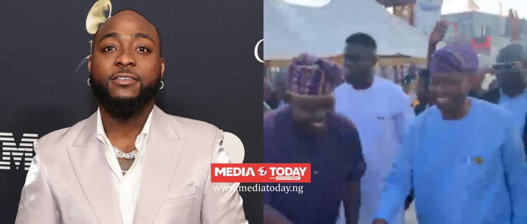 “Daddy Mi”- Davido Reacts To Father’s Surprise Visit To Senator Omisore