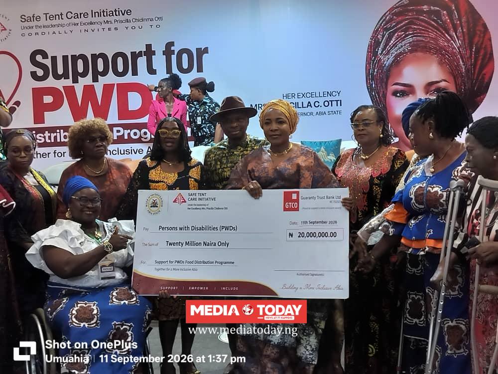 Mrs Otti Supports 400 Women With Disabilities With N20m, Food Items