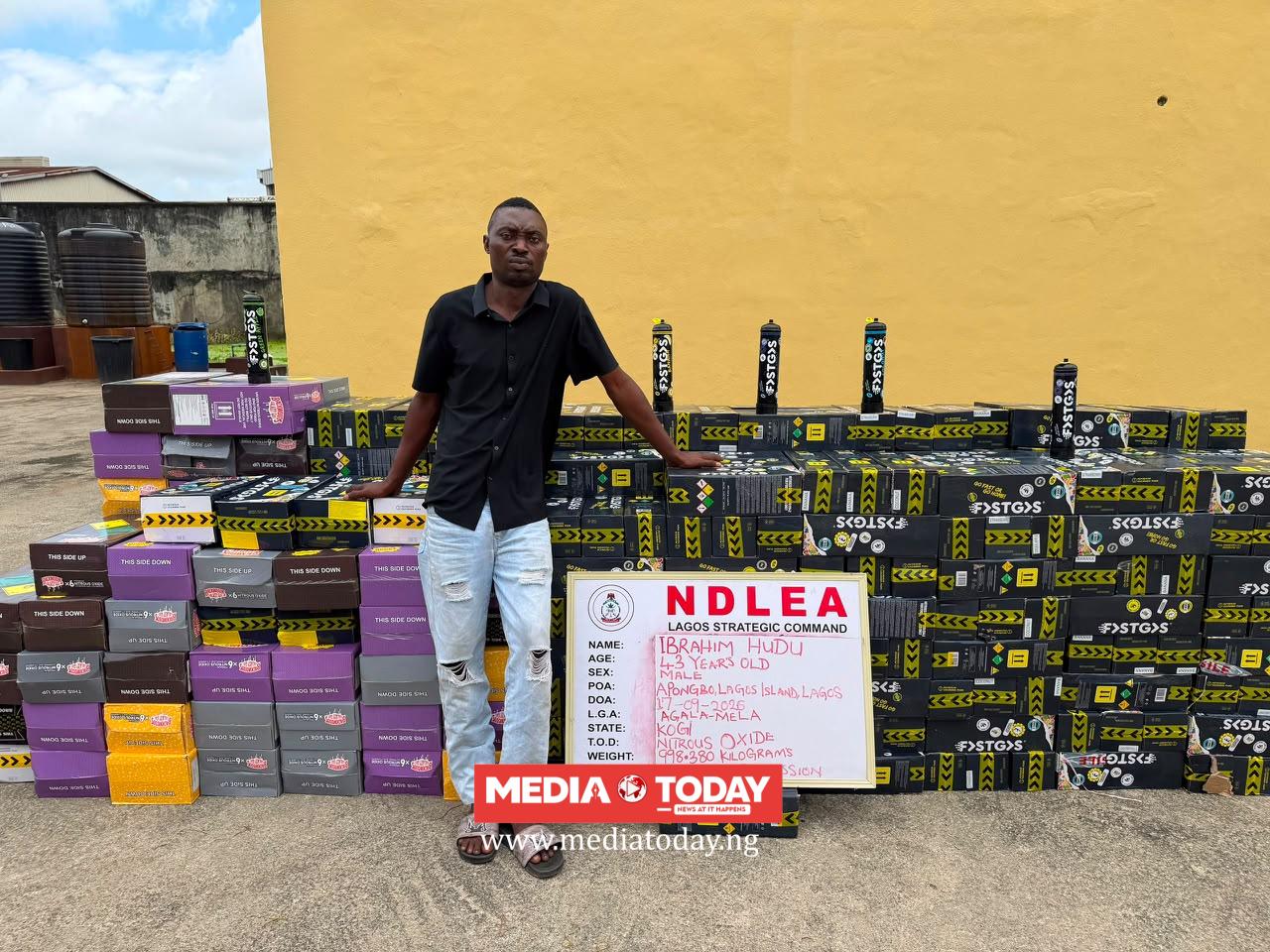 NDLEA intercepts N3.4bn Loud, opioids, arrests fake police officer, mechanic-drug dealer