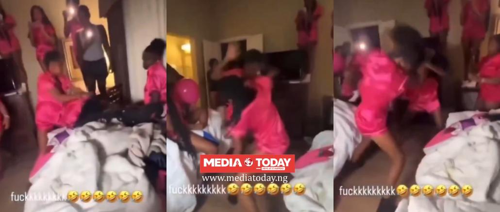 Drama As Bridal Shower Turns Chaotic As Women Clash And Trade Blows In Viral Video