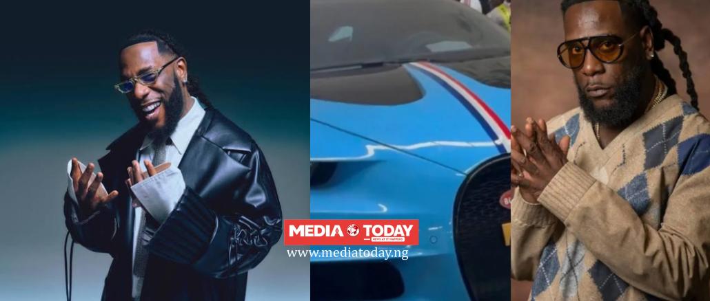 Burna Boy Takes Delivery Of Customised Bugatti Chiron Reportedly Worth ₦9bn