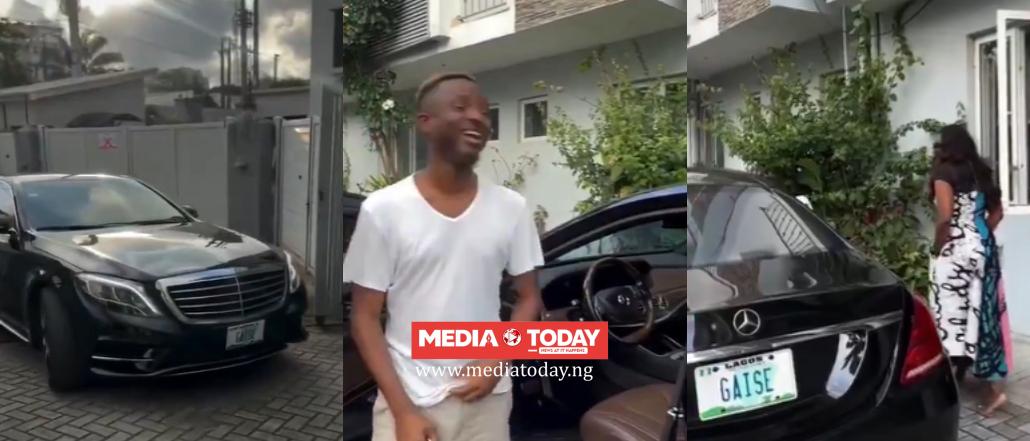 Gospel Singer Gaise Baba Breaks Down After Receiving New Mercedes-Benz With Customized Plate