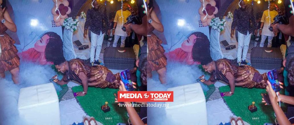 “Love Is Sweet” - Woman Shares Photo Of Sister’s Boyfriend Lying Flat To Propose