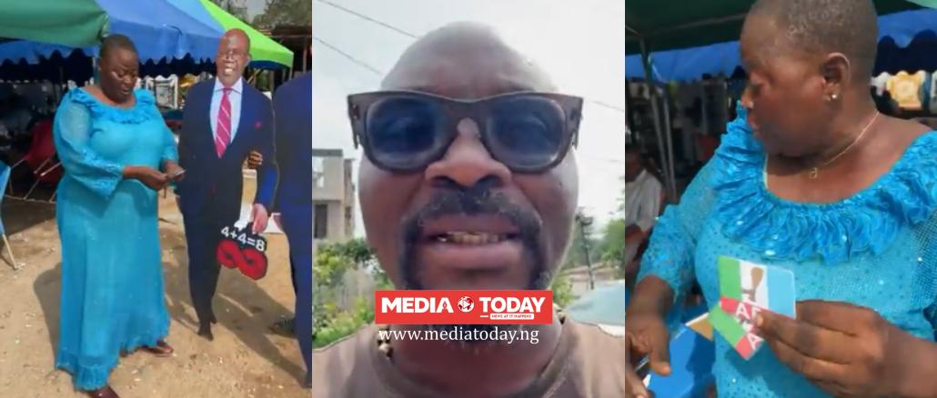 “Look At My APC Card” -Woman Shows APC Card, Begs For Help After Garden Demolition In Abuja