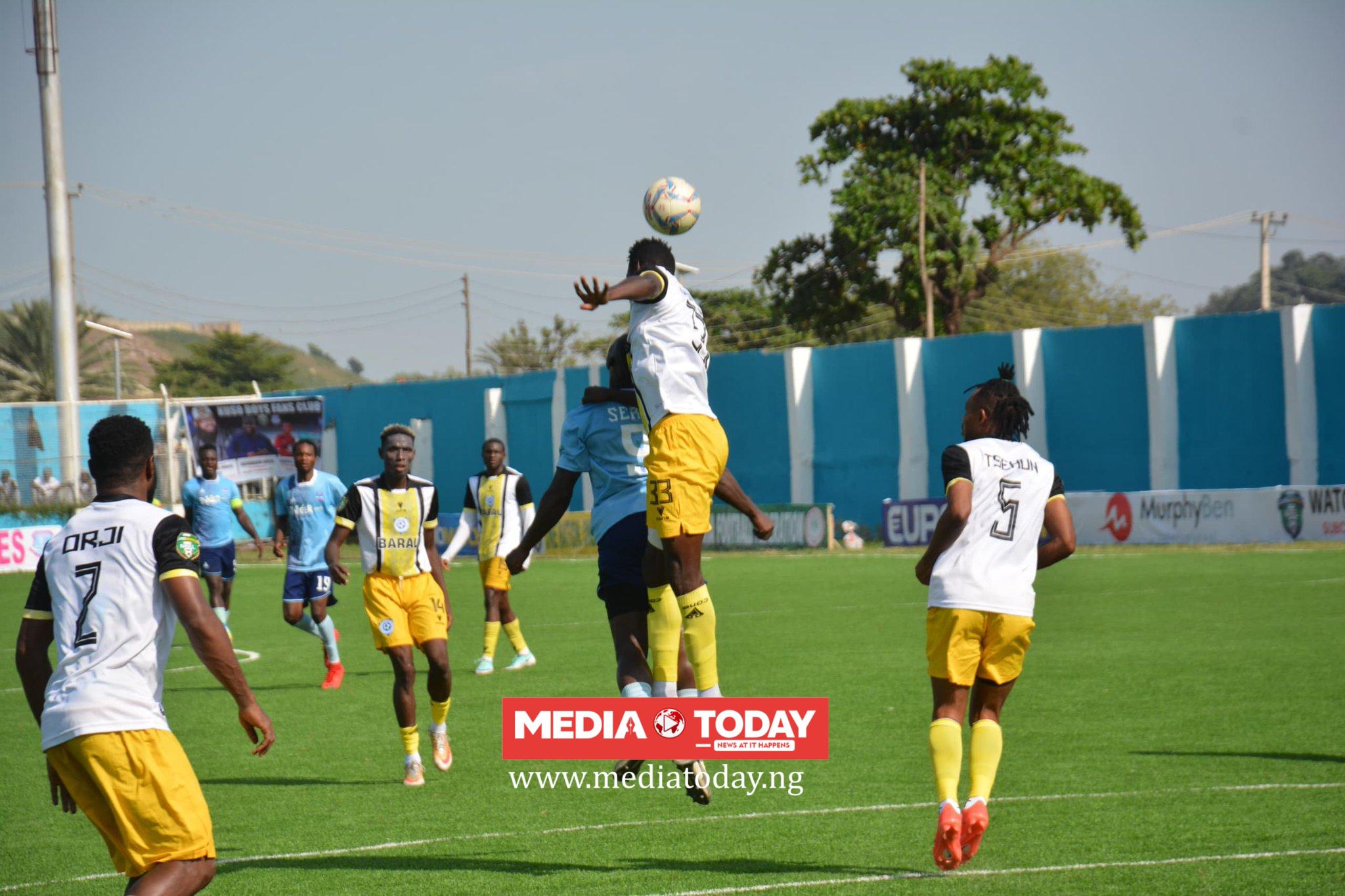 NPFL: Niger Tornadoes, Barau FC extend unbeaten runs after goalless draw