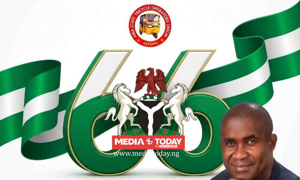 As Nigeria Turns 66, ASTOPU Chairman, Chinweotito Appolos Urges Nigerians to Reject Despair, Embrace Hope and Build a Greater Nation