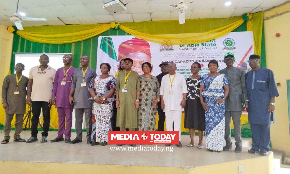 Ab⁠ia Intensifies Gra⁠ssroot‍s Agricultural De⁠ve‍lo‍pment As Ministry, MOUAU-ABI‌C Train Ward C⁠oordinators, Extension Per‌sonnel