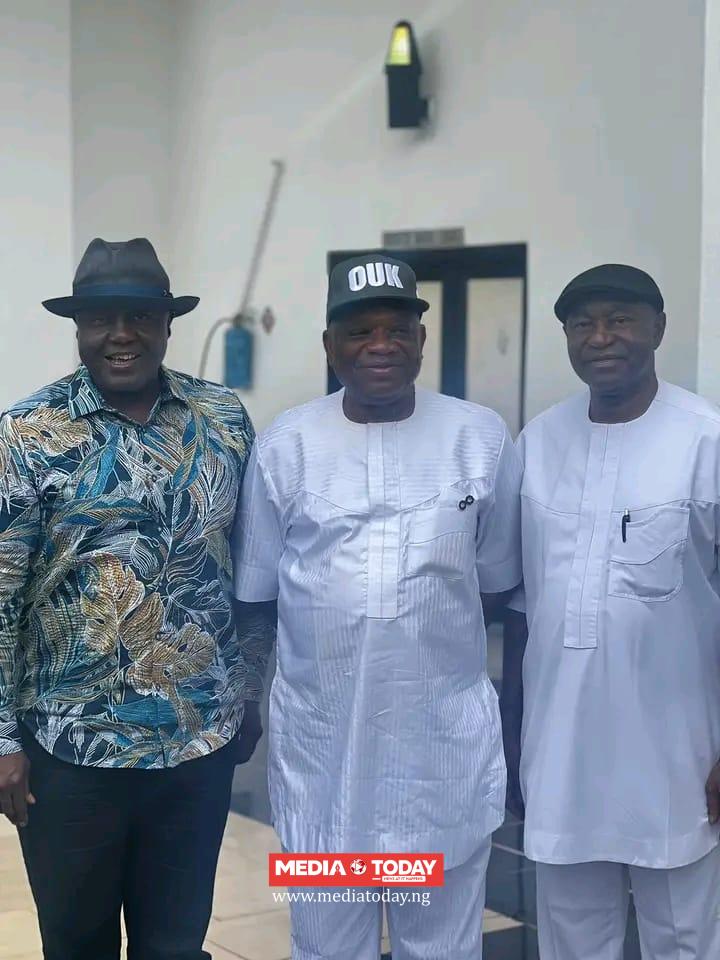 HON. EMEKA ATUMA PAYS COURTESY VISIT TO SENATOR ORJI UZOR KALU