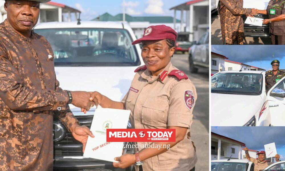 Abia Govt Donates Two Hilux Vehicles To FRSC, Correctional Service
