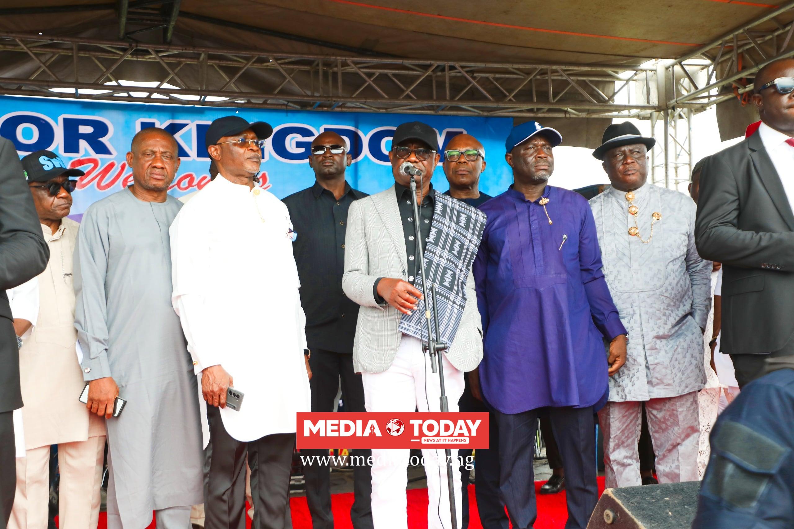 2027: Wike rallies support for Tinubu In Akpor Kingdom, insists he'II resign as minister should president lose FCT, Rivers 