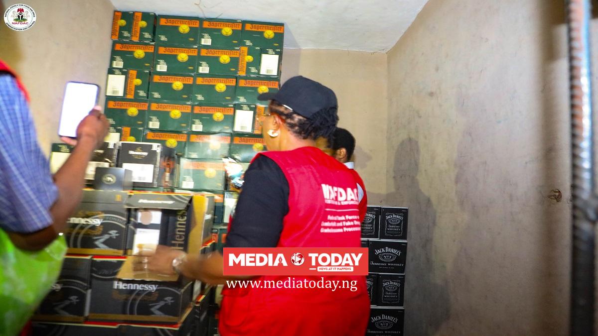 NAFDAC Busts ₦2bn Fake Alcohol Syndicate in Lagos, Uncovers Expired Drinks Repackaged for Sale