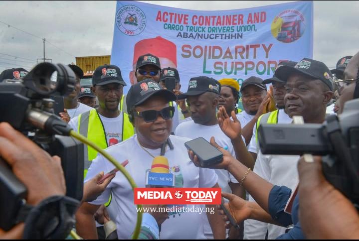 Truck Drivers Endorse Otti for Second Term, Cite Road Rehabilitation